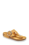 Birkenstock Women's Gizeh Big Buckle Thong Sandals In Yellow