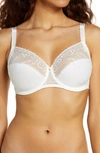 Chantelle Lingerie Every Curve Full Coverage Underwire Bra In Milk