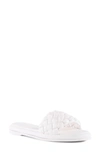 Seychelles Bellisima Slide Sandal In White V-leather