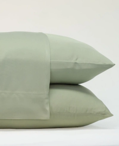 Cariloha Classic Viscose From Bamboo Standard Pillowcase Set Bedding In Sage