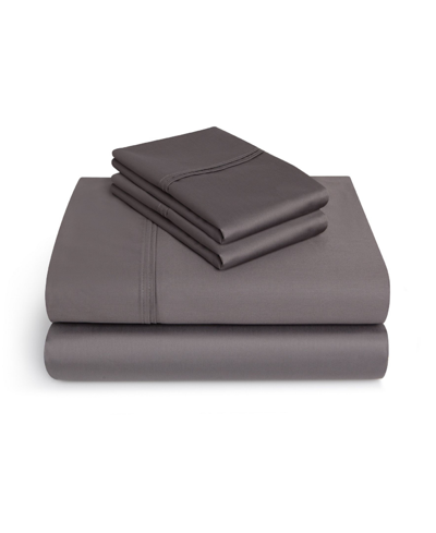 Vivendi 625 Thread Count Cotton Sheet Set In Charcoal