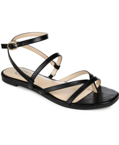 Journee Collection Serissa Ankle Strap Sandal In Black