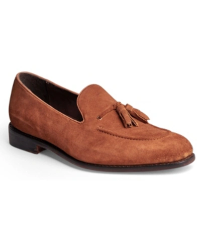 Anthony Veer Men's Kennedy Tassel Slip-on Loafer Men's Shoes In Honey Brown