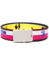 Off-white Industrial Reversible Belt Multicolor In Pink