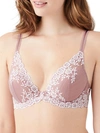 Wacoal Embrace Lace Contour Bra 853291 In Woodrose,mauve Chalk