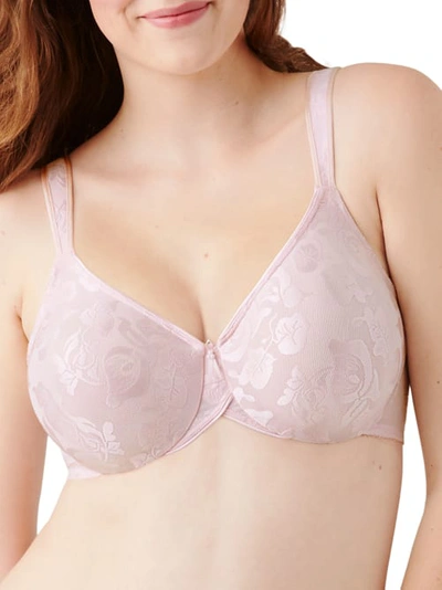 Wacoal Awareness Full Figure Seamless Underwire Bra 85567, Up To I Cup In Mauve Chalk