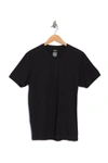 Abound Short Sleeve Henley T-shirt In Black Rock