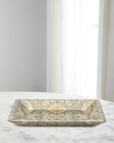 Jamie Young Rorschach Tray In Grey