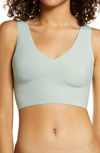 True & Co. True Body V-neck Bralette In Jadeite