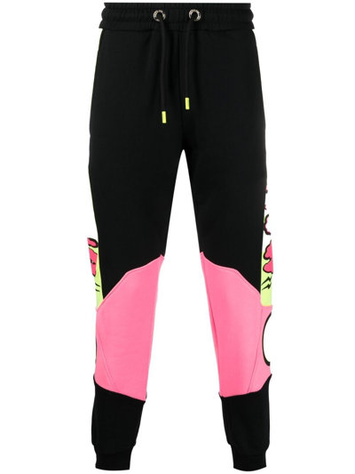 Barrow X Sfera Ebbasta Paneled Sweatpants In Black