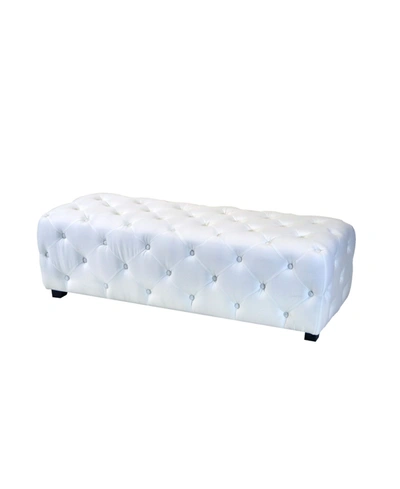 Home Accessories Mikome Indoor Ottomans In White