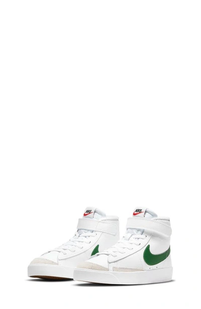 Nike Unisex Blazer '77 Vintage Mid Top Sneakers - Toddler, Little Kid In White,pine Green,black,pine Green