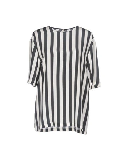 Dolce & Gabbana Blouses In Steel Grey
