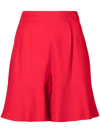 L'autre Chose L' Autre Chose Woman Shorts & Bermuda Shorts Red Size 6 Acetate, Viscose
