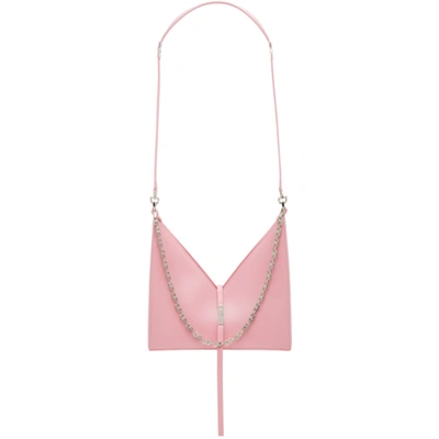 Givenchy Pink Small Cut Out With Chain Bag In 661 Baby Pink