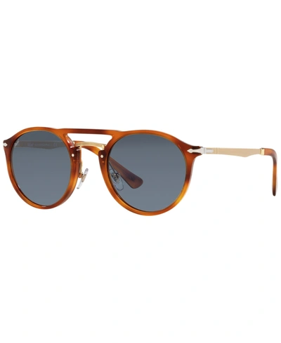 Persol Unisex Sunglasses, Po3274s 50 In Light Blue
