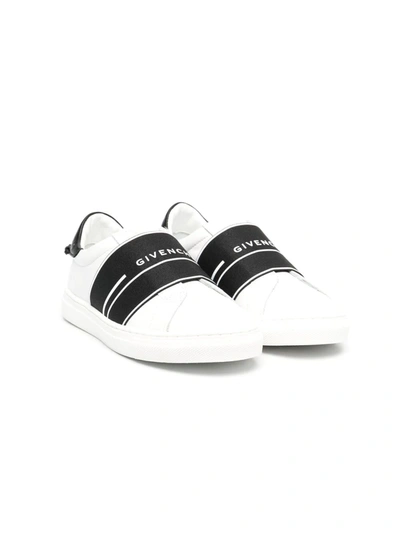 Givenchy Kids' Urban Street Logo Band Slip-on Sneaker In White | ModeSens