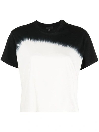 Atm Anthony Thomas Melillo Tie Dye Classic Boyfriend T-shirt In Chalk Combo