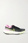 Nike Zoomx Invincible Run Neoprene-trimmed Flyknit Sneakers In Black