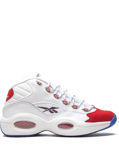 Reebok Question Mid Sneakers In White