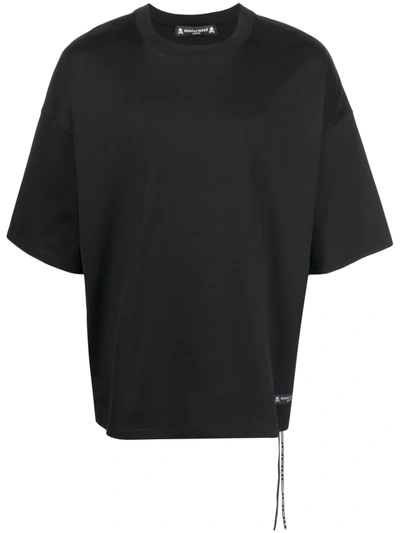 Mastermind Japan Logo-patch Oversized T-shirt In Black