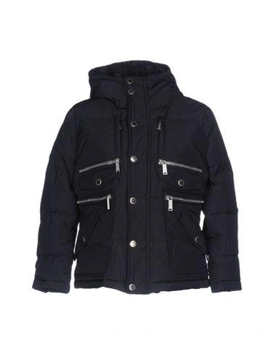 Dsquared2 Down Jacket In Dark Blue