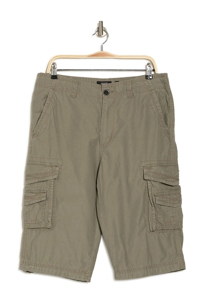 Union Denim Havana Messenger Cargo Shorts In Taupe