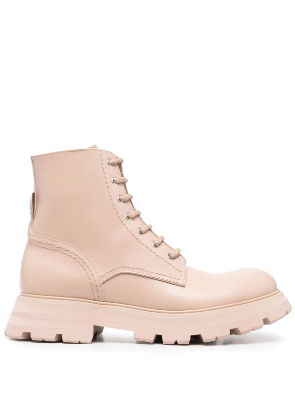 alexander mcqueen platform combat boot