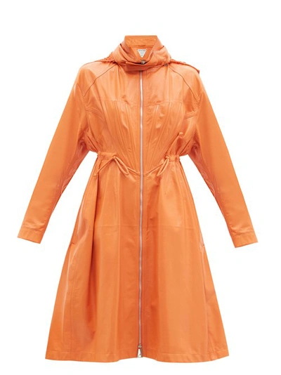 Bottega Veneta Orange Long Parka