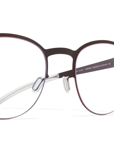 Mykita Emory Eyewear In Ebony/cranberry