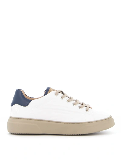 Noova Bast Trainers In White/blue