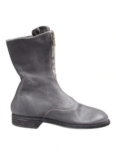 Guidi '310' Ankle Boots In Light Grey