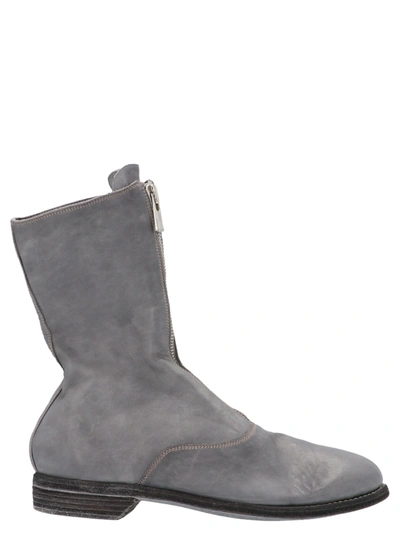 Guidi 310 Ankle Boots In Gray