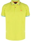 Peuterey Contrast-trim Polo Shirt In Green