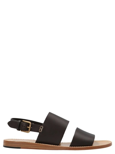 Dolce E Gabbana Men's Brown Leather Sandals