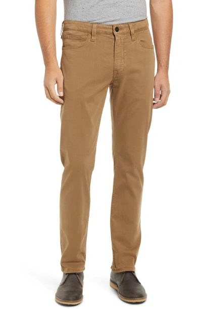 34 Heritage Courage Straight Leg Twill Pants In Tobacco Twill