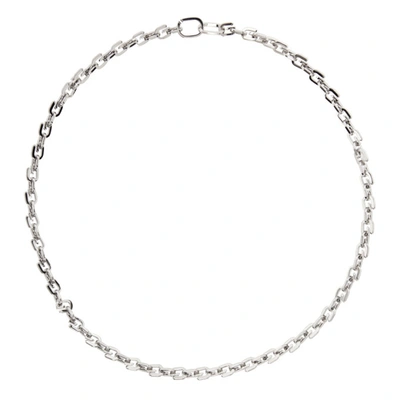 Givenchy Silver X Small G Link Necklace