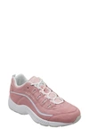 Easy Spirit Romy Sneakers In Coral Blush/ White