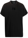 Fear Of God Monogram-print Cotton T-shirt In Black