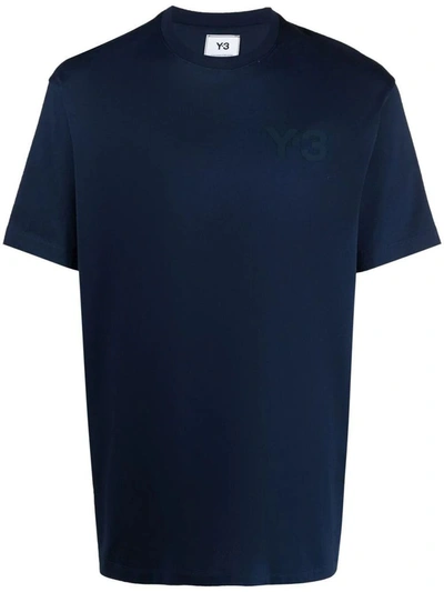 Adidas Y-3 Yohji Yamamoto Men's Blue Other Materials T-shirt