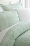 Ienjoy Home Home Spun Premium Ultra Soft Thatch Pattern 3-piece Duvet Cover King Set In Forest