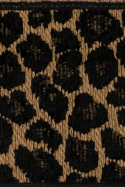 Linum Home Spots Embellished Washcloth In Latte