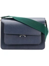 Marni Trunk Shoulder Bag - Blue