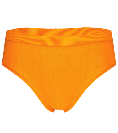 Dries Van Noten 针织三角裤 In Orange