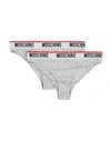 Moschino G-strings In Light Grey