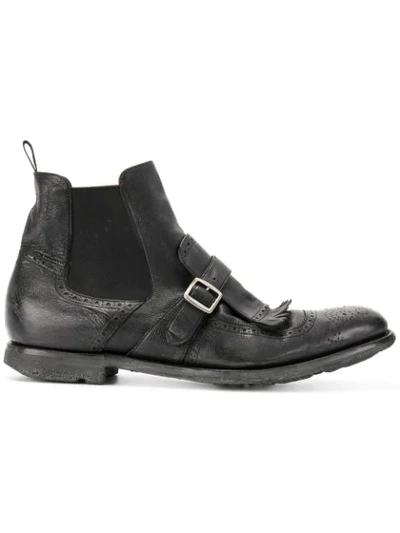 Church's Ankle Length Boots In Black