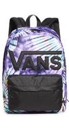 Vans Old Skool Iii Backpack In Purple Tie Dye In New Age Purple Tie Dye