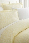 Ienjoy Home Home Spun Home Spun Premium Ultra Soft Wheatfield Pattern 2-piece Duvet Cover Twin Set In Ivory