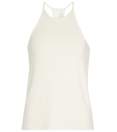 Vince Racerback Sleeveless Top In White