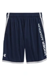 Under Armour Kids' Ua Stunt 3.0 Performance Athletic Shorts In Academy